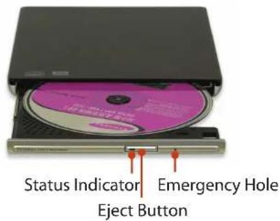 SAMSUNG NP900X1B - Inserting and Ejecting a CD - 1