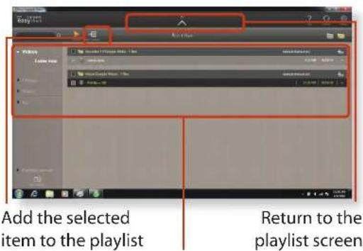 SAMSUNG NP900X1B - Adding a video, photo or music file to the playlist - 1
