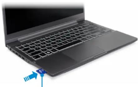 SAMSUNG NP700Z3AH - Using the card - 3