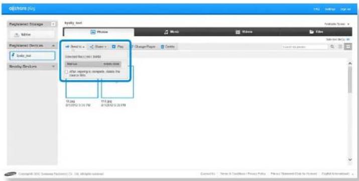 SAMSUNG NP700Z3AH - Transferring a file - 1