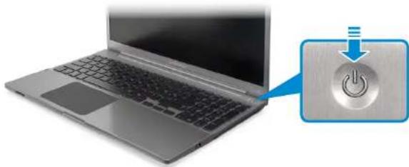 SAMSUNG NP700Z3AH - Turning the computer on - 1