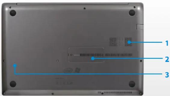 SAMSUNG NP700Z3AH - Bottom View - 1