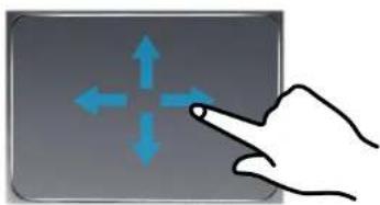 SAMSUNG NP700Z3AH - Moving the cursor on the screen - 1