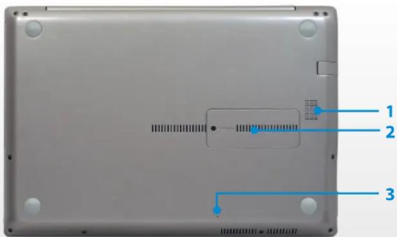 SAMSUNG NP700Z3AH - Bottom View - 2