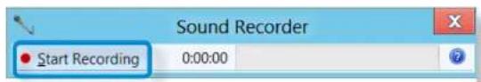 SAMSUNG NP700Z3AH - Using the Sound Recorder - 1
