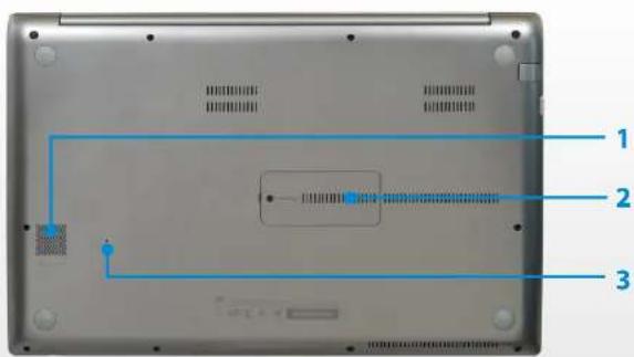 SAMSUNG NP700Z3AH - Bottom View - 1