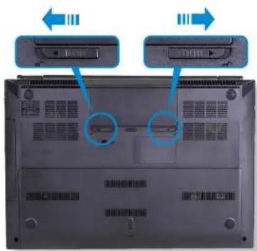 SAMSUNG NP700G7A - Installing/Removing the Battery - 1