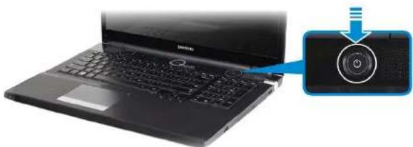 SAMSUNG NP700G7A - Turning the computer on - 1