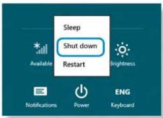 SAMSUNG NP700G7A - Turning the computer off - 2