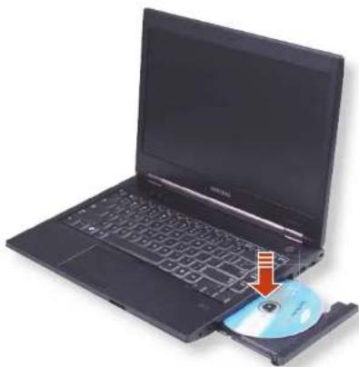 SAMSUNG NP600B4BI - Inserting and Ejecting a CD - 2
