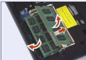 SAMSUNG NP600B4BI - Removing a memory module - 2