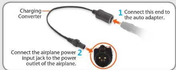 SAMSUNG NP600B4BI - When using the Airplane Charging Converter - 1