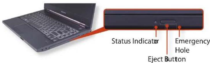 SAMSUNG NP600B4BI - Inserting and Ejecting a CD - 1