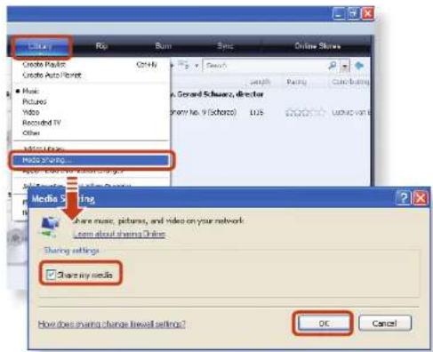 SAMSUNG NP600B4BI - Sharing Content in a Home Network(Easy Content Share) (Optional) - 2