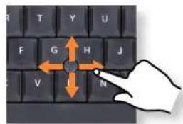 SAMSUNG NP600B4BI - Moving the cursor on the screen - 1