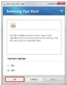 SAMSUNG NP600B4BI - Using Fast Start - 1