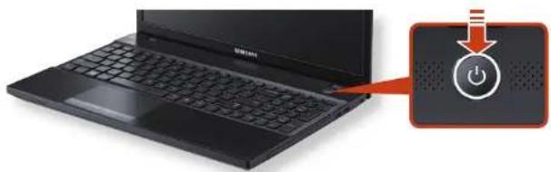 SAMSUNG NP305V5AI - Turning the computer on - 1