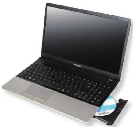 SAMSUNG NP305E7AI - Inserting and Ejecting a CD - 2
