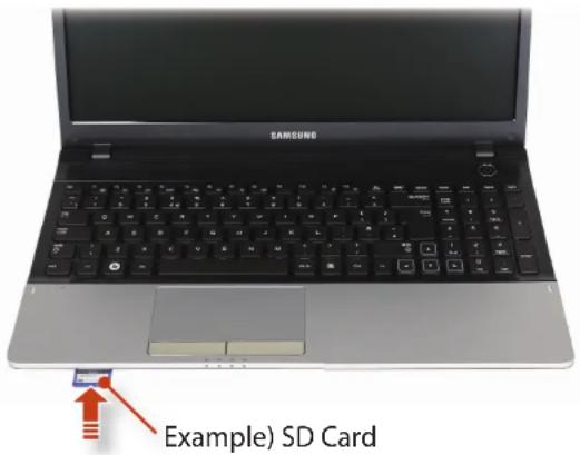 SAMSUNG NP305E7AI - Using the card - 1
