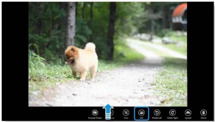 SAMSUNG NP305E7AH - Editing a photo - 2