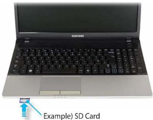 SAMSUNG NP305E5AI - Using the card - 1