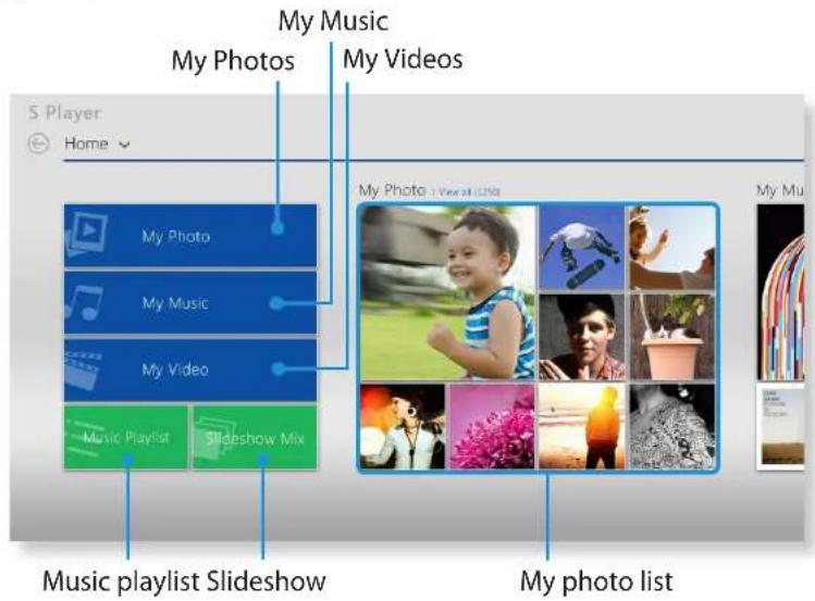 SAMSUNG NP305E5AI - Using the S Player app - 1