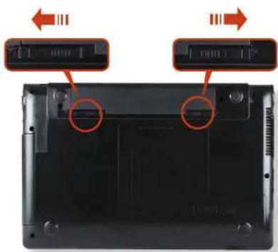 SAMSUNG NP305E5AH - Installing/Removing the Battery - 1