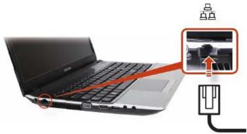 SAMSUNG NP305E5AH - Connecting to a Wired LAN through Windows - 1
