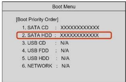 SAMSUNG NP300V5AH - Changing the Boot Priority - 3