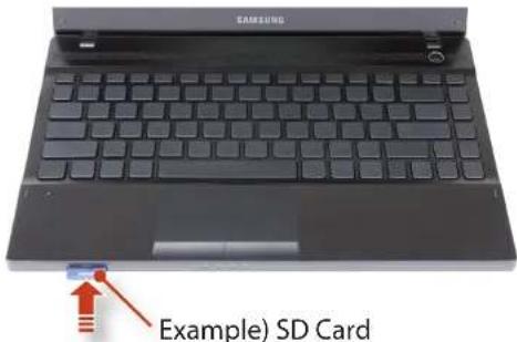 SAMSUNG NP300V5AH - Using the card - 1