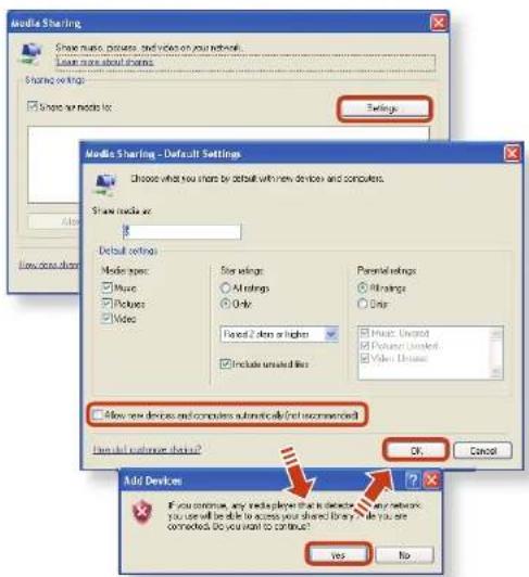 SAMSUNG NP300V3AH - Sharing Content in a Home Network(Easy Content Share) (Optional) - 1