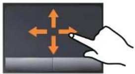 SAMSUNG NP300V3AH - Moving the cursor on the screen - 1