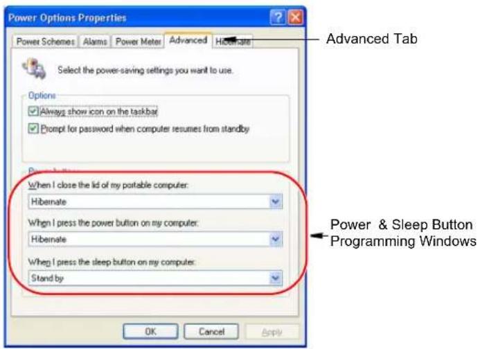 SAMSUNG NP20FP070G - To enter the power management window complete the following: - 1