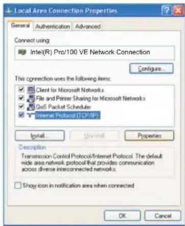 SAMSUNG NP20FP070G - Configure the Network Adapter as follows: - 1