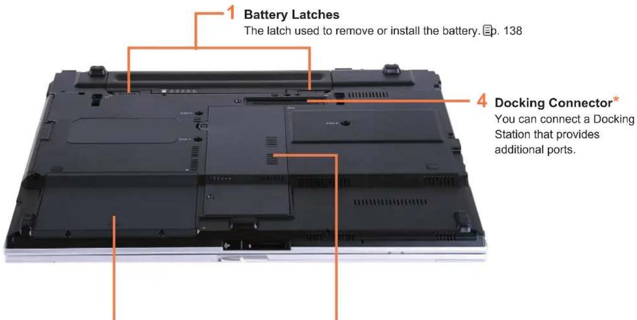 SAMSUNG NP-X65 - Bottom View - 1