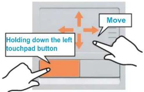 SAMSUNG NP-X65 - Drag Function - 1