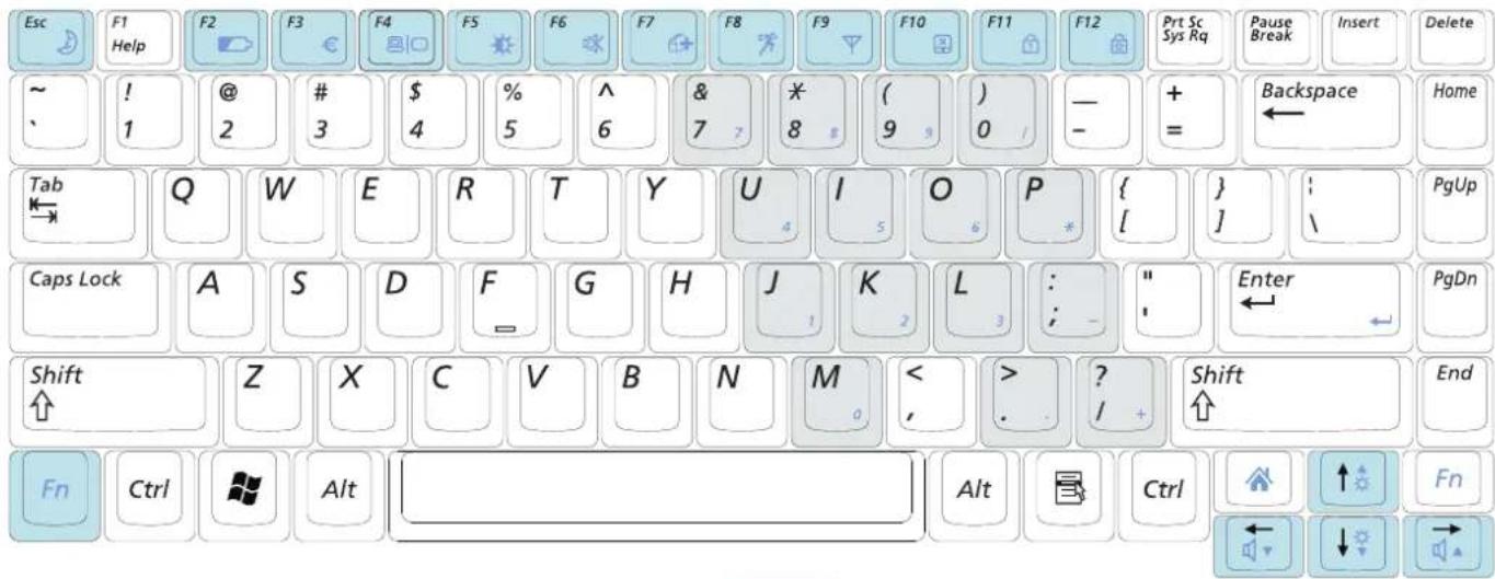 SAMSUNG NP-X65 - Keyboard - 3