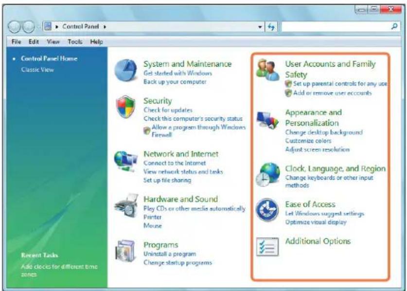 SAMSUNG NP-X65 - Opening the Control Panel - 6