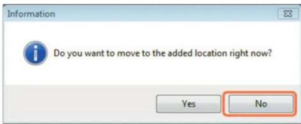 SAMSUNG NP-X65 - When the network settings are complete, the 'Do you want to move to the newly added location now?' message appears. Click the No button. An icon for the added location is created. The network settings have been completed. If you select 'Yes', the network settings for the added location are applied. - 1