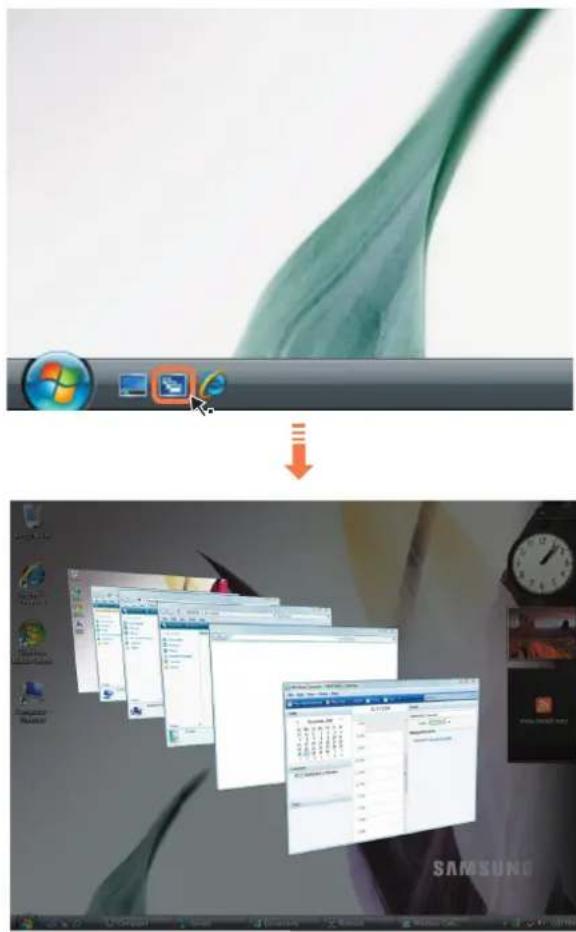 SAMSUNG NP-X65 - ▶ Switching between Windows - 1