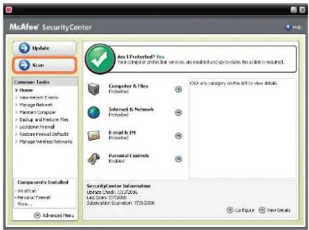 SAMSUNG NP-X65 - Scanning and Curing Viruses - 1