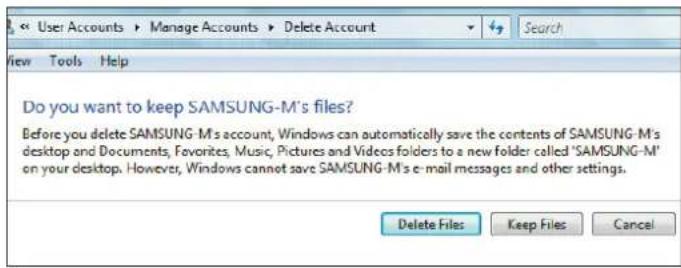 SAMSUNG NP-X65 - Removing User Accounts - 2