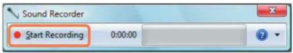 SAMSUNG NP-X65 - Using the Sound Recorder - 1
