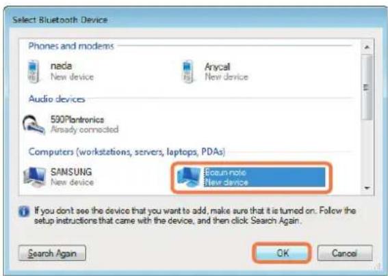 SAMSUNG NP-X65 - Exchanging Files between Bluetooth Computers - 2