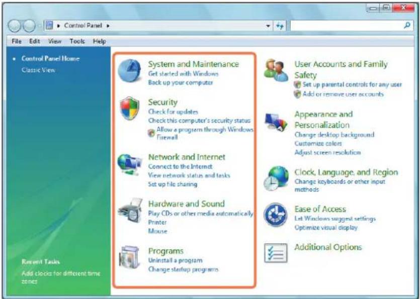 SAMSUNG NP-X65 - Opening the Control Panel - 1