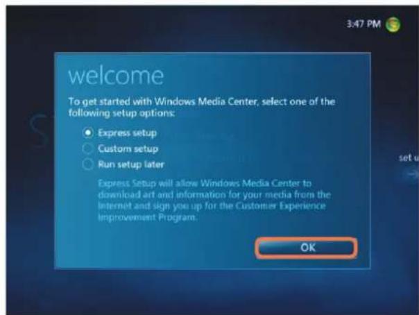 SAMSUNG NP-X65 - Media Center Setup - 2