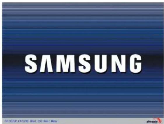 SAMSUNG NP-X65 - Entering the BIOS Setup - 1