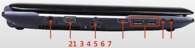 SAMSUNG NP-RF510E - Left View - 1