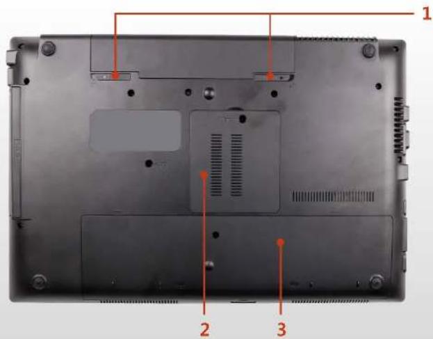 SAMSUNG NP-RF510E - Bottom View - 2