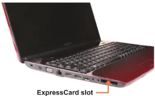 SAMSUNG NP-R730CE - To insert a card - 1